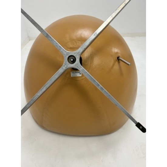 gebruikte Fritz Hansen 3316 Fauteuil Egg Chair Natural Leather